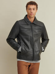 George Leather Jacket with Thinsulate Lining