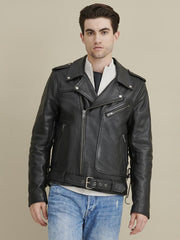 Finn Leather Rider Jacket with Thinsulate Lining