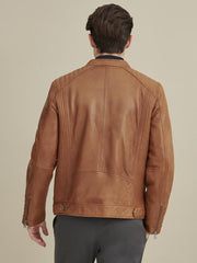 Caleb Quilted Leather Jacket