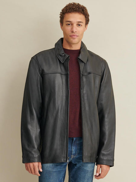 Wilson Leather Jacket with Thinsulate Lining Black