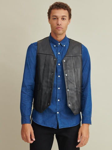 Don Leather Rider Vest