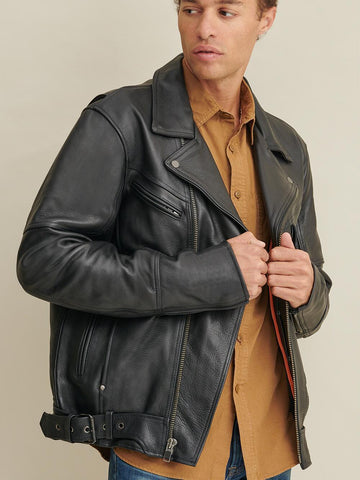 Big & Tall Rider Jacket with Padded Lining