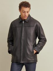 Bruce Leather Jacket with Thinsulate Lining