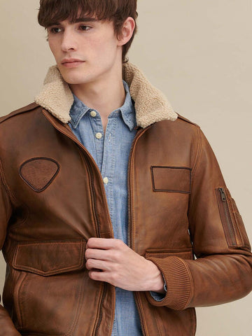 Aviator Leather Jacket