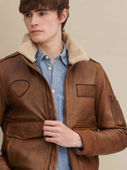 Aviator Leather Jacket