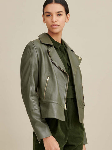 Olivia Moto Leather Jacket