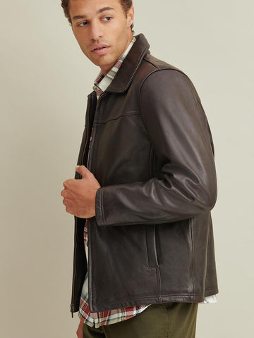 George Leather Jacket with Thinsulate Lining
