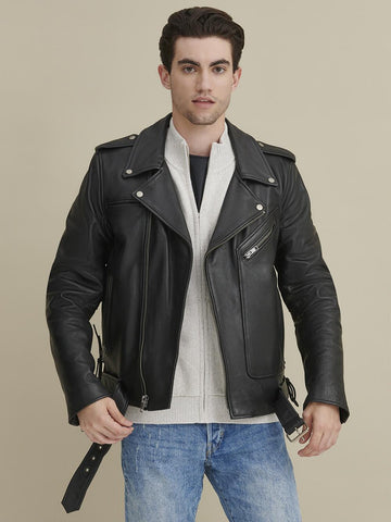Finn Leather Rider Jacket with Thinsulate Lining