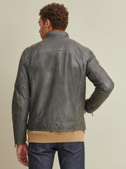 Brent Leather Moto Jacket