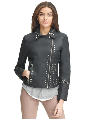 Bree Studded Leather Jacket