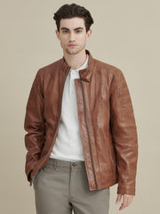 Josh Leather Moto Jacket