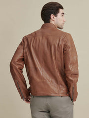 Josh Leather Moto Jacket