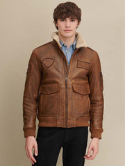 Aviator Leather Jacket