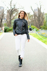 Sculpt's Classic Black leather Jacket