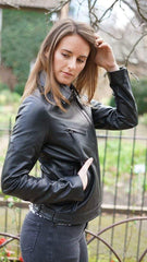 Vintage Black Leather Jacket