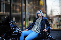 Vintage Black Leather Jacket