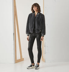Essential Faux Fur Bomber Jacket