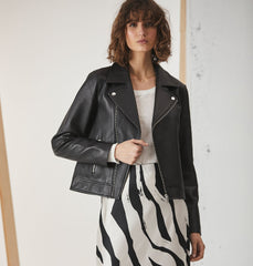 Essential Leather Biker Jacket