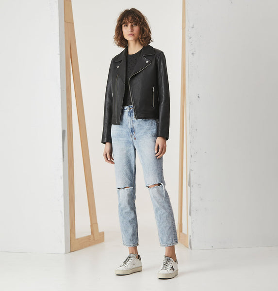 Essential Leather Biker Jacket