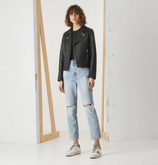 Essential Leather Biker Jacket