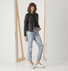 Essential Leather Biker Jacket