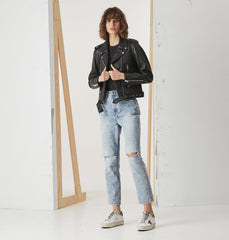 New Yorker Leather Biker Jacket