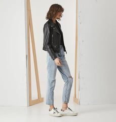 New Yorker Leather Biker Jacket