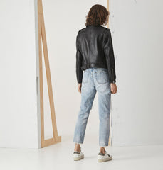 New Yorker Leather Biker Jacket