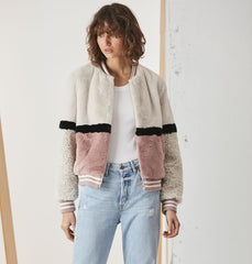 Ruby Faux Fur Bomber Jacket