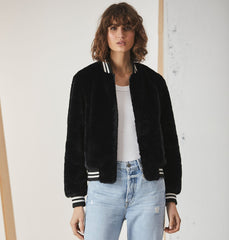 Essential Faux Fur Bomber Jacket