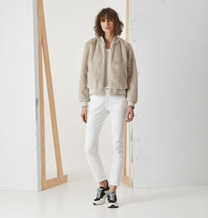 Essential Faux Fur Bomber Jacket