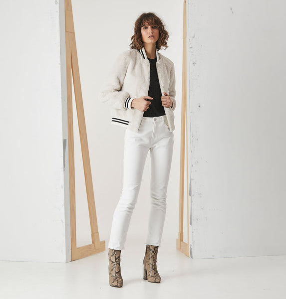 Essential Faux Fur Bomber Jacket
