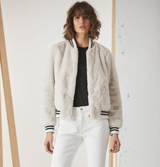 Essential Faux Fur Bomber Jacket