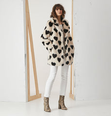 Minimalist Faux Fur Jacket