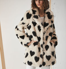 Minimalist Faux Fur Jacket