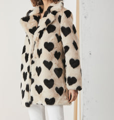 Minimalist Faux Fur Jacket