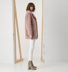 Minimalist Faux Fur Jacket