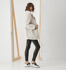Minimalist Faux Fur Jacket