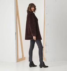 Minimalist Faux Fur Jacket