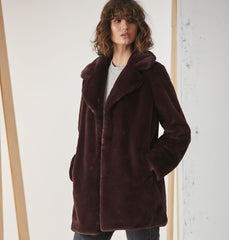 Minimalist Faux Fur Jacket