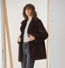 Minimalist Faux Fur Jacket