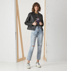 Essential Leather Biker Jacket