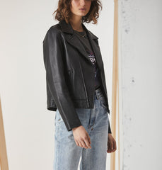 Essential Leather Biker Jacket