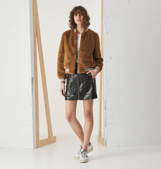 Essential Faux Fur Bomber Jacket