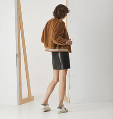 Essential Faux Fur Bomber Jacket