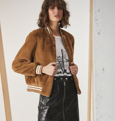 Essential Faux Fur Bomber Jacket
