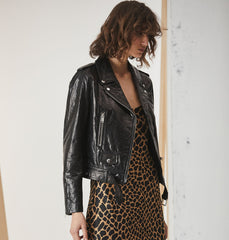 New Yorker Leather Biker Jacket