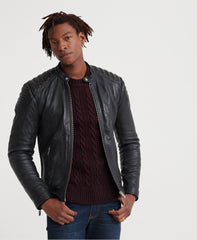 City Hero Leather Racer Jacket