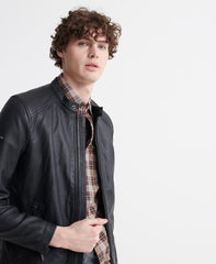 Hero Light Leather Racer Jacket