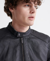 Hero Light Leather Racer Jacket